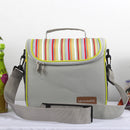 Honana CF-LB060 Woman Lady Waterproof Insulated Cooler Lunch Tote Bag With 2 Detachable Liners