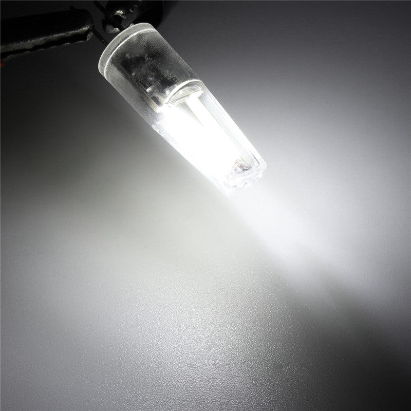 G4 2W 150LM LED COB Silicone Spot Lightt Lamp Bulb-Warmwhite/White AC/DC12V