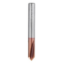 Drillpro 3 Flutes 60 Degree Chamfering Mill AlTiN Coated HRC55 2/3/4/5/6/7/8mm Tungsten Steel Milling Cutter