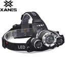 XANES 747 1000 Lumens T6+XPE LED Bicycle Headlight Telescopic Zoom Outdoor Sports HeadLamp 4 Modes