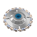 Drillpro Upgrade 4 Inch Titanium Coated Grinder Chain Disc 22 Tooth Wood Carving Disc with Extra Chain For 100/115 Angle Grinder