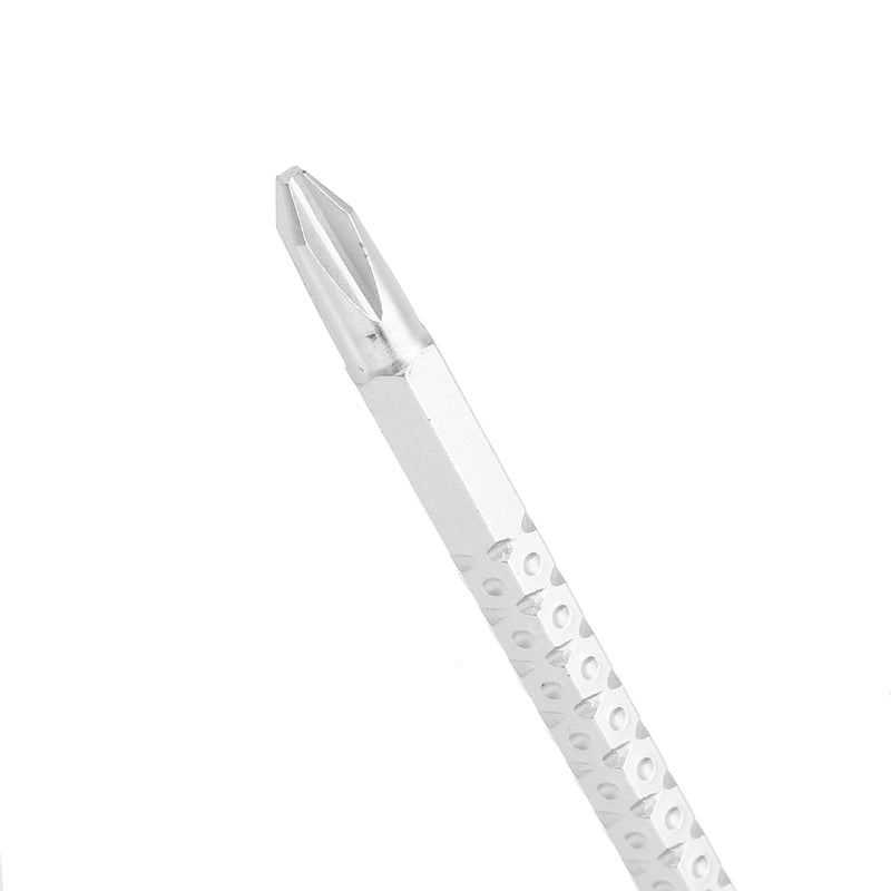 JERXUN JX-0151 180mm Strong Magnetic Phillips Slotted Screwdriver Bit Double Head Extended Drill Bit