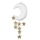 White Pink Moon Cloud And Star Baby Bed Hanging Room Decorations Accessories Nursery Decor Drop