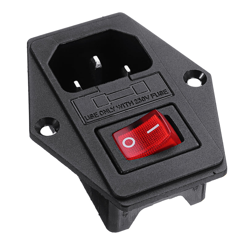 Creality 3D 220V/110V 15A Short Circuit Protection Safety Power Switch Socket Module For 3D Printer