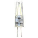 G4 2W 150LM LED COB Silicone Spot Lightt Lamp Bulb-Warmwhite/White AC/DC12V