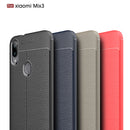 Bakeey Anti-fingerprint Litchi Silicone Soft Protective Case for Xiaomi Mi Play
