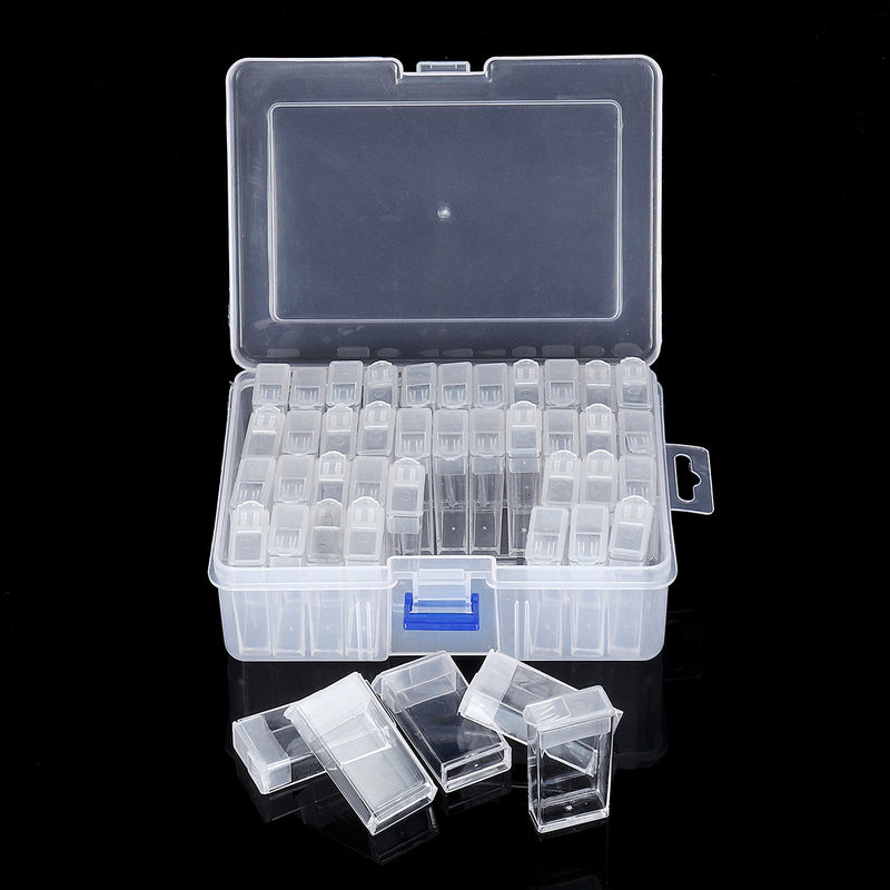 42 Grid Storage Nail Art Tools Jewelry Storage Box Case Desktop Organizer Dismountable Diamond Embroidery Accessories