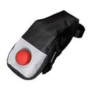 SAHOO 600D Twill Tear-Resistant Cycling Bicycle Saddle Bag Waterproof Bike Bag With Taillight