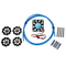 24V 4010 Hot End Blower Fan with PTFE tube 8*25 Blue Spring M4 Screws and Nuts DIY Kit for 3D printer