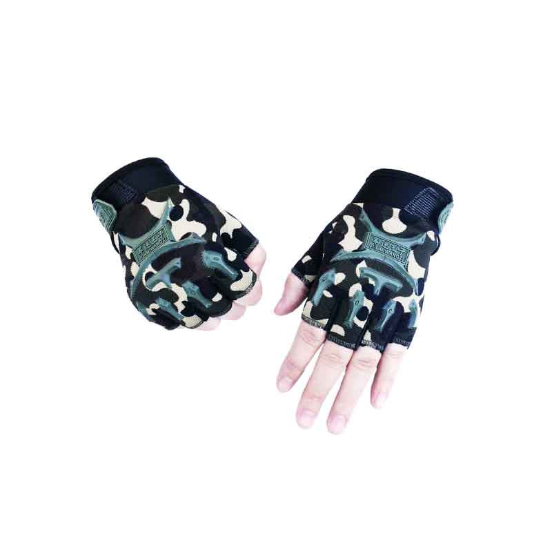 1 Pair KALOAD Children's Tactical Gloves Half Finger Glove Comfortable Breathable Anti-skid Gloves