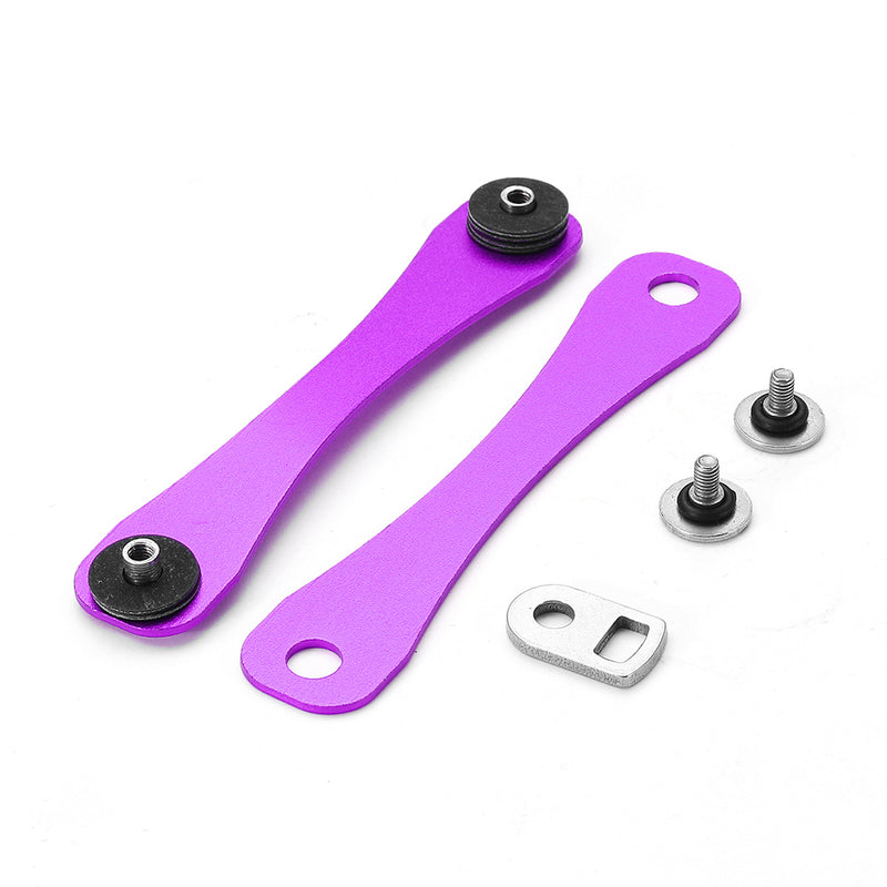 Aluminum EDC Storage Tool Double Open Key Clip DIY Keychain Storage
