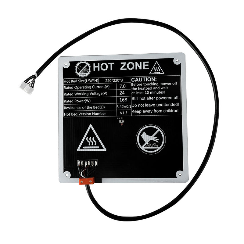 Anet ET4 220*220mm Heated bed Platform 24V Hotbed for 3D Printer