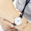 SHENGKE SK K9014 Flowers Pattern Elegant Dial Fashion Women Leather Strap Quartz Watch