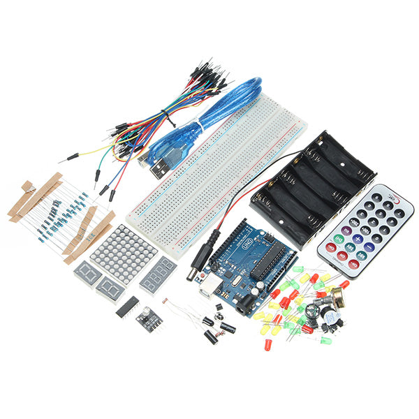 Geekcreit Basic Learning Starter Kits with  UNO R3 Geekcreit for Arduino - products that work with official Arduino boards