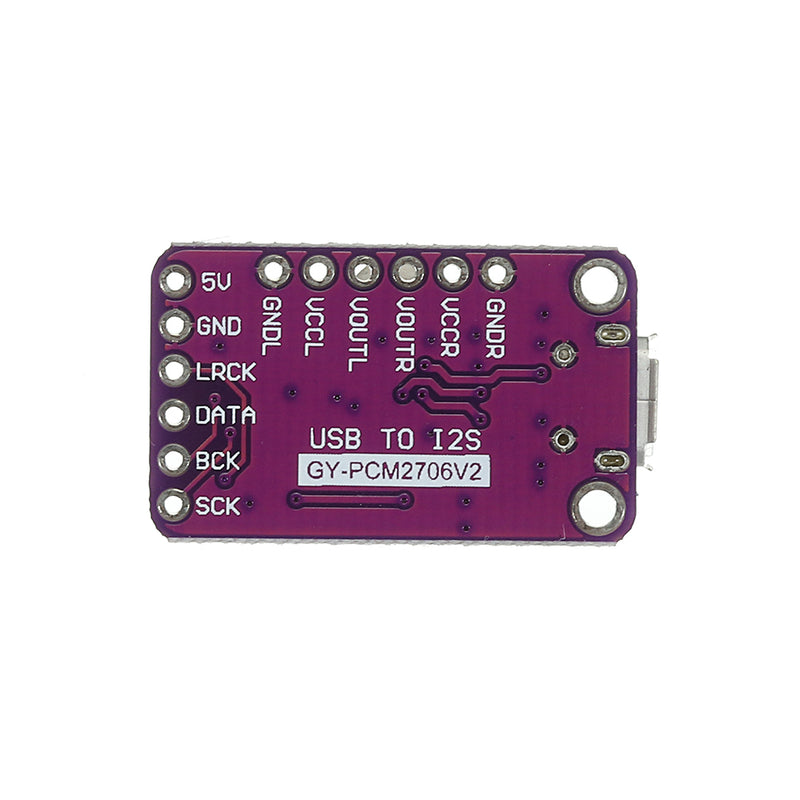 GY-PCM2706 USB TO I2S IIS Audio Power Amplifier Module OTG Sound Sub for MAC DAC Slave Daughter Card Decorder