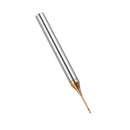Drillpro R0.4 2 Flutes Ball Nose Long Neck Milling Cutter HRC60 CNC Deep Groove Cutter End Mill