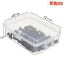 50Pcs Metric M3 304 Stainless Steel A2 Button Head Hex Socket Cap Screw Allen Bolt 10.9 Grade