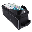 BIKIGHT Bike Bicycle Front Frame Tube Bag Waterproof Touch Screen 6.0'' Phone Case Cycling Bag