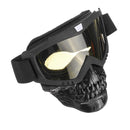 Goggles Glasses Face Mask Motorcycle Riding Sport Dirt Bike Protector Skull  hanzhetrade