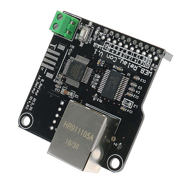 Ethernet Control Module With 8 CHs Relay Board For LAN WAN WEB Server RJ45 Android iOS