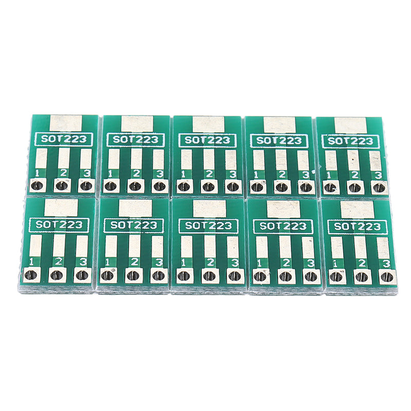 SOT89/SOT223 to SIP Patch Transfer Adapter Board SIP Pitch 2.54mm PCB Tin Plate
