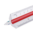 Aluminium Triangle Ruler 15cm or 30cm Three Color Coded Sides Architect Engineer Angle Ruler Woodworking Gauging Tool