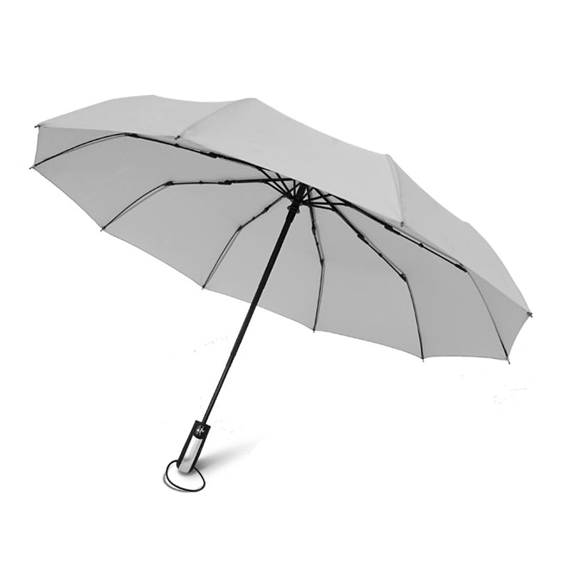 Automatic Umbrella 1-2 People Portable Windproof Umbrella Camping Three Folding Sunshade