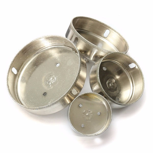 4pcs 60-120mm Diamond Hole Saw Drill Bit Set Tile Ceramic Glass Porcelain Marble Drill Bits