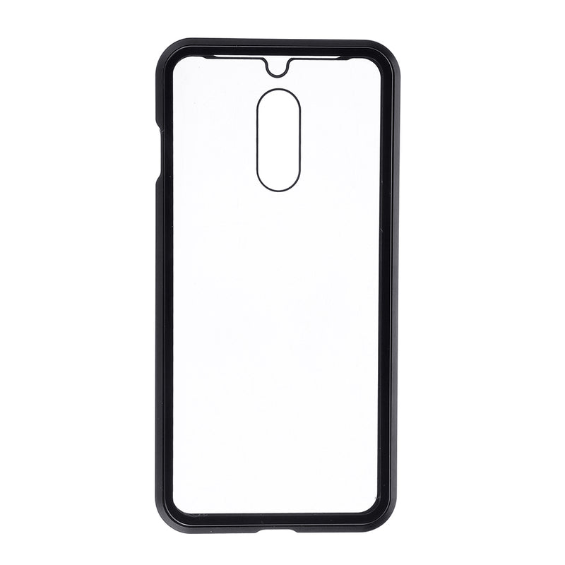 Bakeey Upgraded Version 360 Front+Back Double-sided Full Body 9H Tempered Glass Metal Magnetic Adsorption Flip Protective Case For OnePlus 7