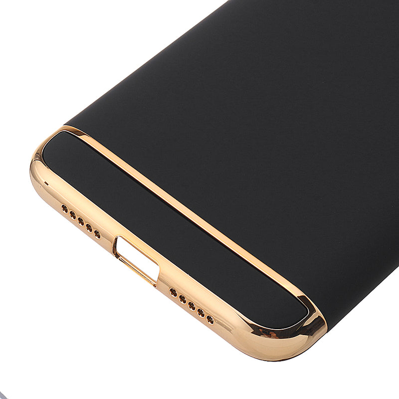 Bakeey Ultra-thin 3 in 1 Plating Frame Splicing PC Hard Protective Case For OnePlus 6T
