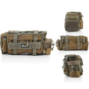 24*9*18CM I lure Multifunction Canvas Waterproof Waist Fishing Bag Fishing Reel Lure Tackle Bag