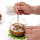 Borosilicate Transparent Glass Coffee Scoop Sugar Spoon Coffee Spoon Stirring Tools