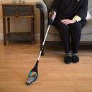 Ratcheting Grabber Reaching Aid Pick Up Tool Glass Clamp Sewer Garbage Tongs with LED Light Magnet