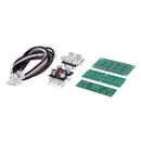 Relay 4-way Audio Input Signal Selector DIY Kit Switching RCA Audio Input Selection Board of Button Switch for Amplifier