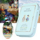 3D Wooden Puzzle DIY Miniature Doll House LED Light Dream Box Theatre Kit Christmas Birthday Gifts