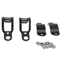 Pair Motorcycle Chrome Turn Signal Mounting Brackets Fork Clamps Ear 30-45mm