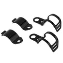 Pair Motorcycle Chrome Turn Signal Mounting Brackets Fork Clamps Ear 30-45mm