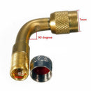 Generic 90 Degree Angle Bent Air Tyre Valve Extension Adapter Tool for Motorcycle Car Truck Bicycle Scooter