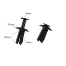 Bumper Mounting Push Rivet Body Trim Clip Clamp Fastener for BMW Opel Pack of 30