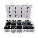 Fender Door Bumper Trim Clip Rivets Body Retainer Fastener Assortment Kit Set of 240