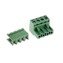 10pcs 5.08mm Straight 4 Pin Screw Terminal Block Connector Pluggable Type
