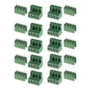 10pcs 5.08mm Straight 4 Pin Screw Terminal Block Connector Pluggable Type