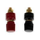 2Pcs 200A Binding Post M6 Copper Screw Thread Electrical Insulation Wiring Terminal Bolt Fastener Electrical Accessories