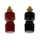 2Pcs 200A Binding Post M6 Copper Screw Thread Electrical Insulation Wiring Terminal Bolt Fastener Electrical Accessories