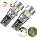 Pack of 2 T10 5630 6SMD LED Car Auto Lights Buldb HID Canbus Error Free Wedge