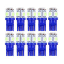 10X Ice Blue T10 W5W 194 168 501 Car 5SMD 12V LED Inverted Side Wedge Bulbs