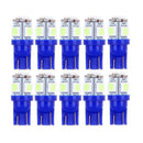 10X Ice Blue T10 W5W 194 168 501 Car 5SMD 12V LED Inverted Side Wedge Bulbs