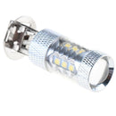 Pack of 2 H3 80W Bright LED White Fog Tail Turn DRL Head Car Light Lamp Bulbs