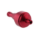 Universal Aluminum Motorcycle Inline Fuel Gas Petrol Filters Engine Car Red
