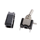 12mm Hole Car Auto Blue LED Light Toggle Rocker Switch 3pin SPST ON/OFF